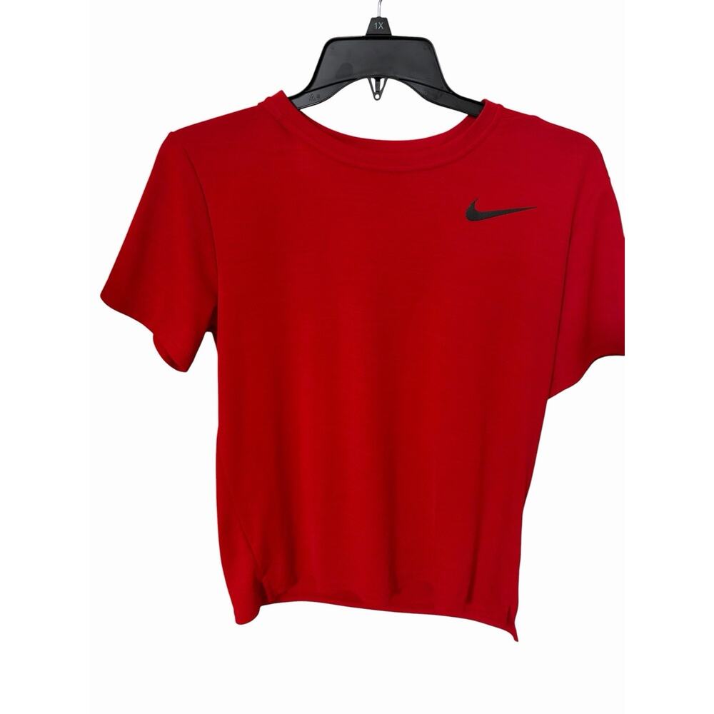 Nike Fit Dry women's red short sleeve top size M